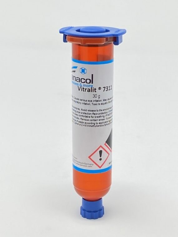 Panacol Vitralit 7311 medical grade light curing adhesive image - ECT Adhesives
