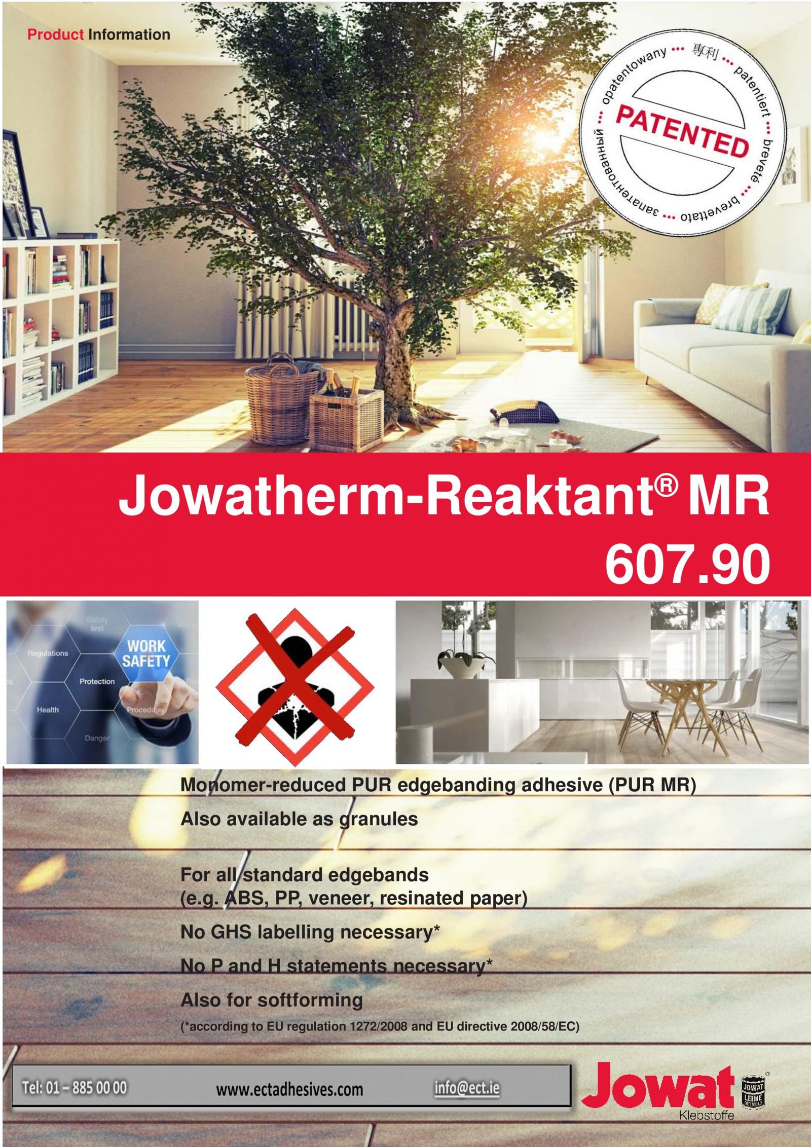 Jowatherm-Reakant MR 607.90 Edgebanding Brochure - ECT Adhesives