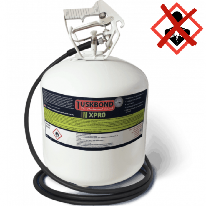Tuskbond XPRO Contact Adhesive - latest solvent technology for minimal toxicity, meaning low hazard to human health