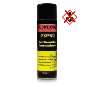 Tuskbond XPRO - 500ml Aerosol Low Hazard Contact Adhesive